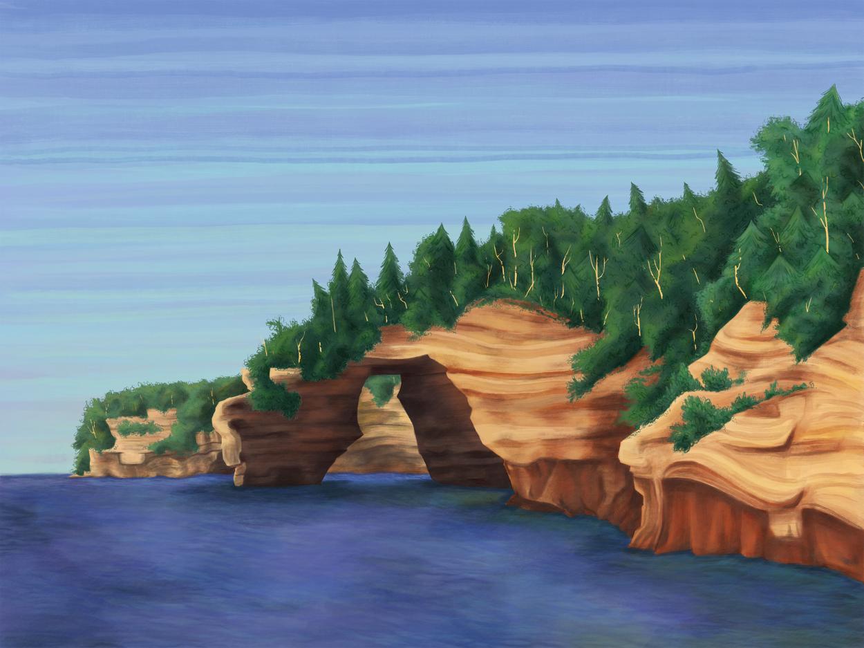 韩国插画师negrim的插画作品,插画师hana美食插画