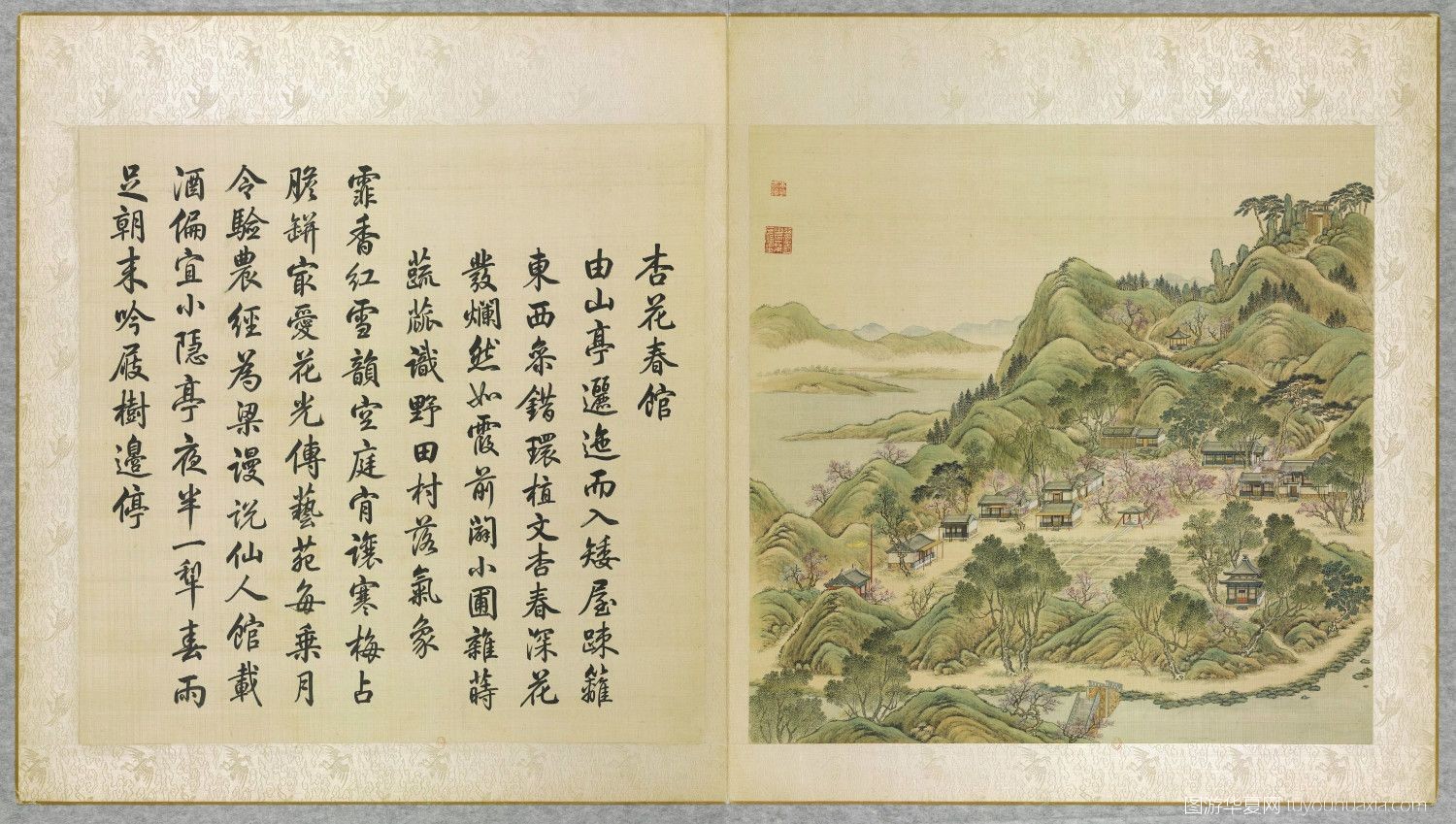 圆明园各个景点的复原图,图游华夏