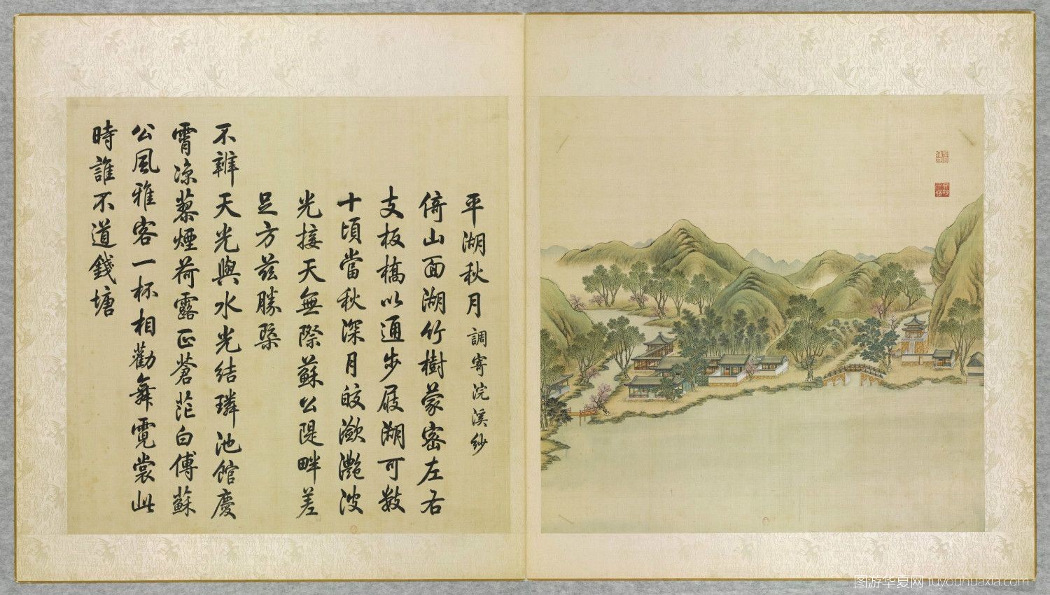 圆明园各个景点的复原图,图游华夏