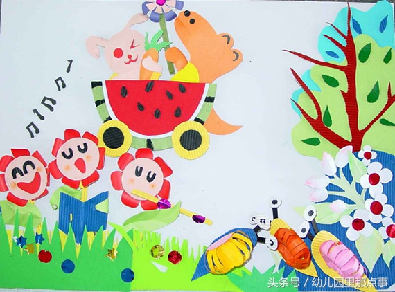 幼儿园立体墙面装饰新年,幼儿园小班墙饰简单大方