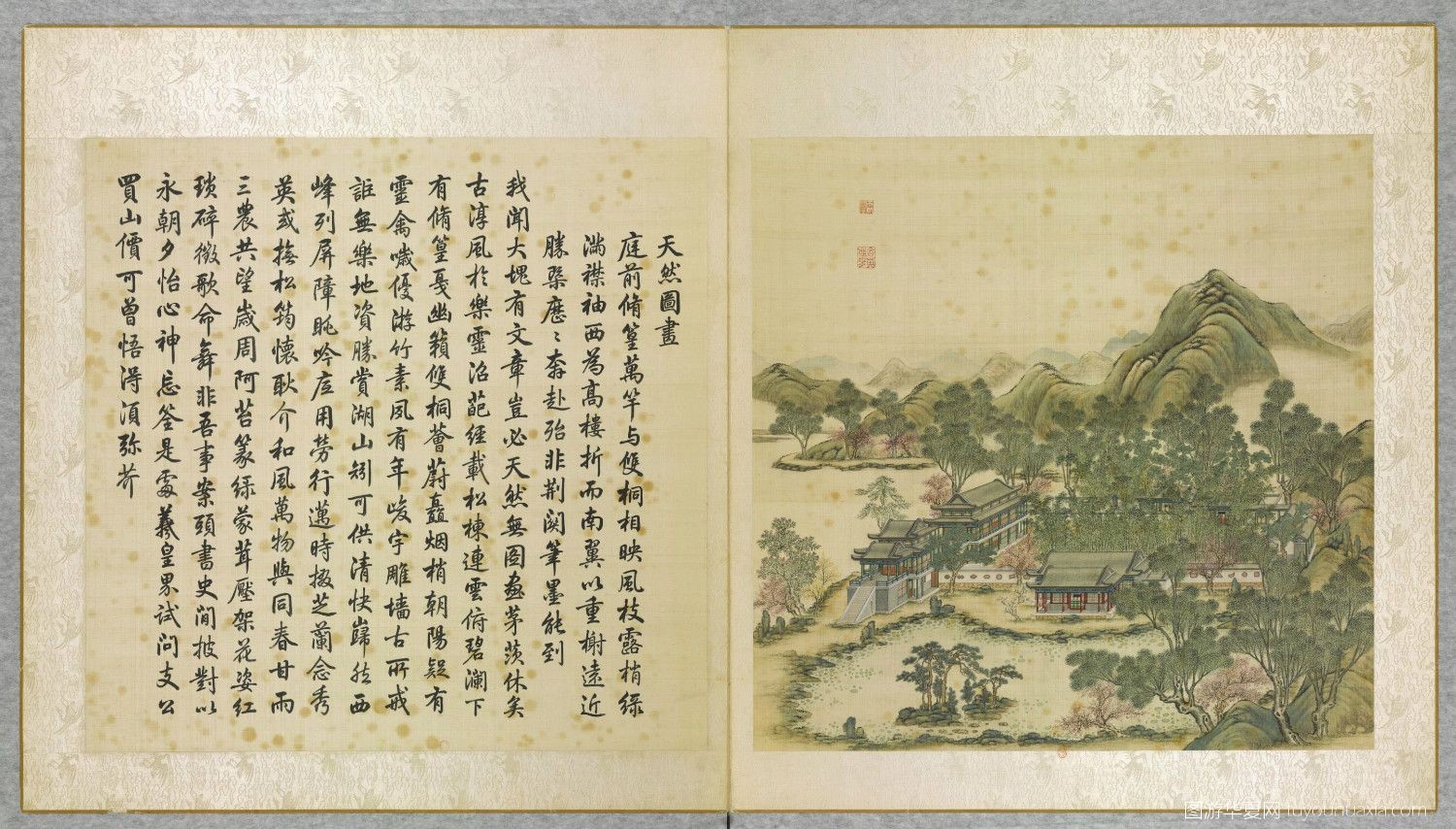 圆明园各个景点的复原图,图游华夏