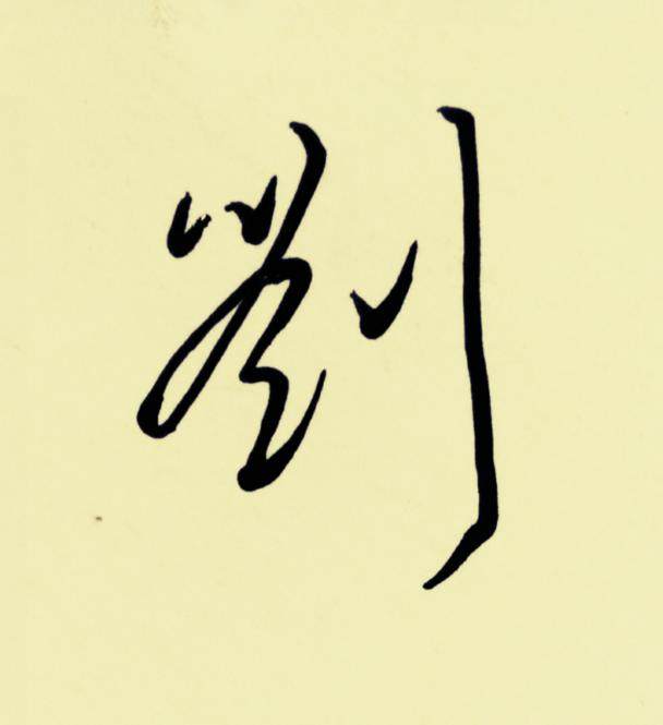 百家姓刘字签名,百家姓个性签名刘