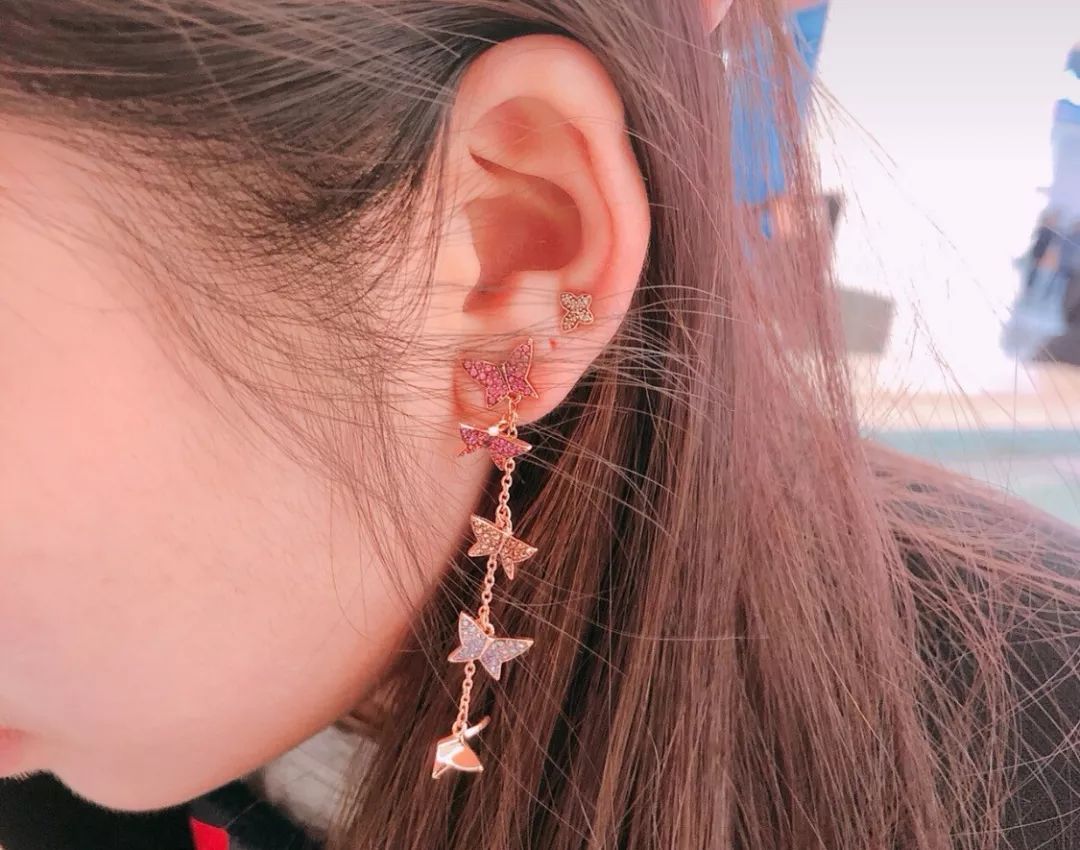 江疏影施华洛世奇广告发型,江疏影的长腿施华洛世奇