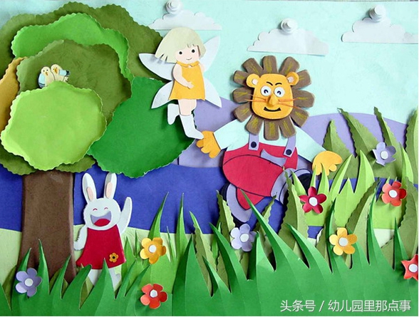 幼儿园立体墙面装饰新年,幼儿园小班墙饰简单大方