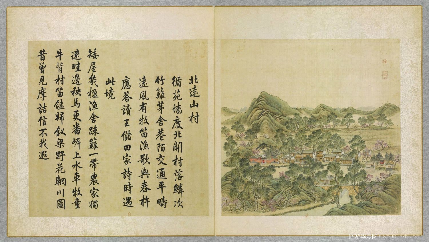 圆明园各个景点的复原图,图游华夏