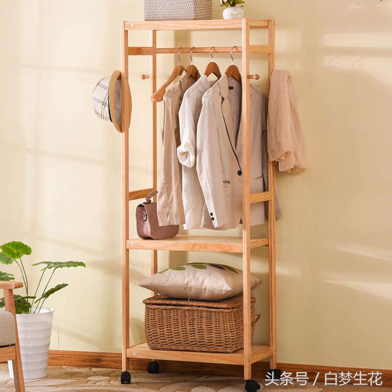 衣帽架收纳效果图大全,实用收纳衣帽架整理空间