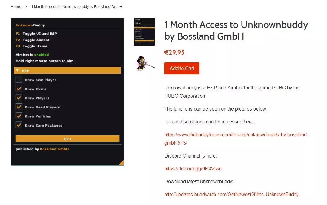 世界最强外挂商低价出售《绝地求生》外挂，曾让暴雪损失千万美金