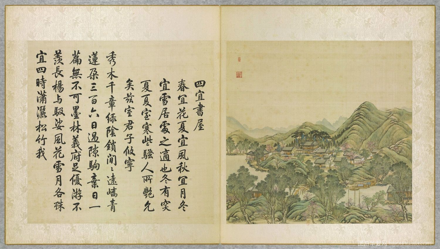 圆明园各个景点的复原图,图游华夏