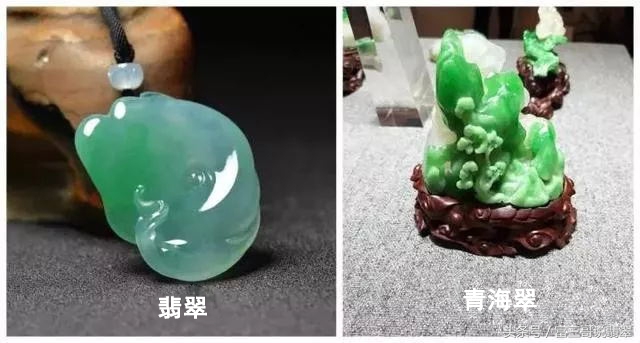 如何鉴别青海翠青玉真假,青海翡翠和缅甸翡翠区别