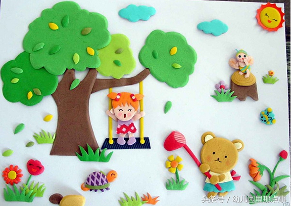 幼儿园立体墙面装饰新年,幼儿园小班墙饰简单大方