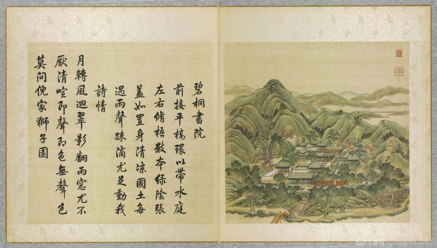 圆明园各个景点的复原图,图游华夏