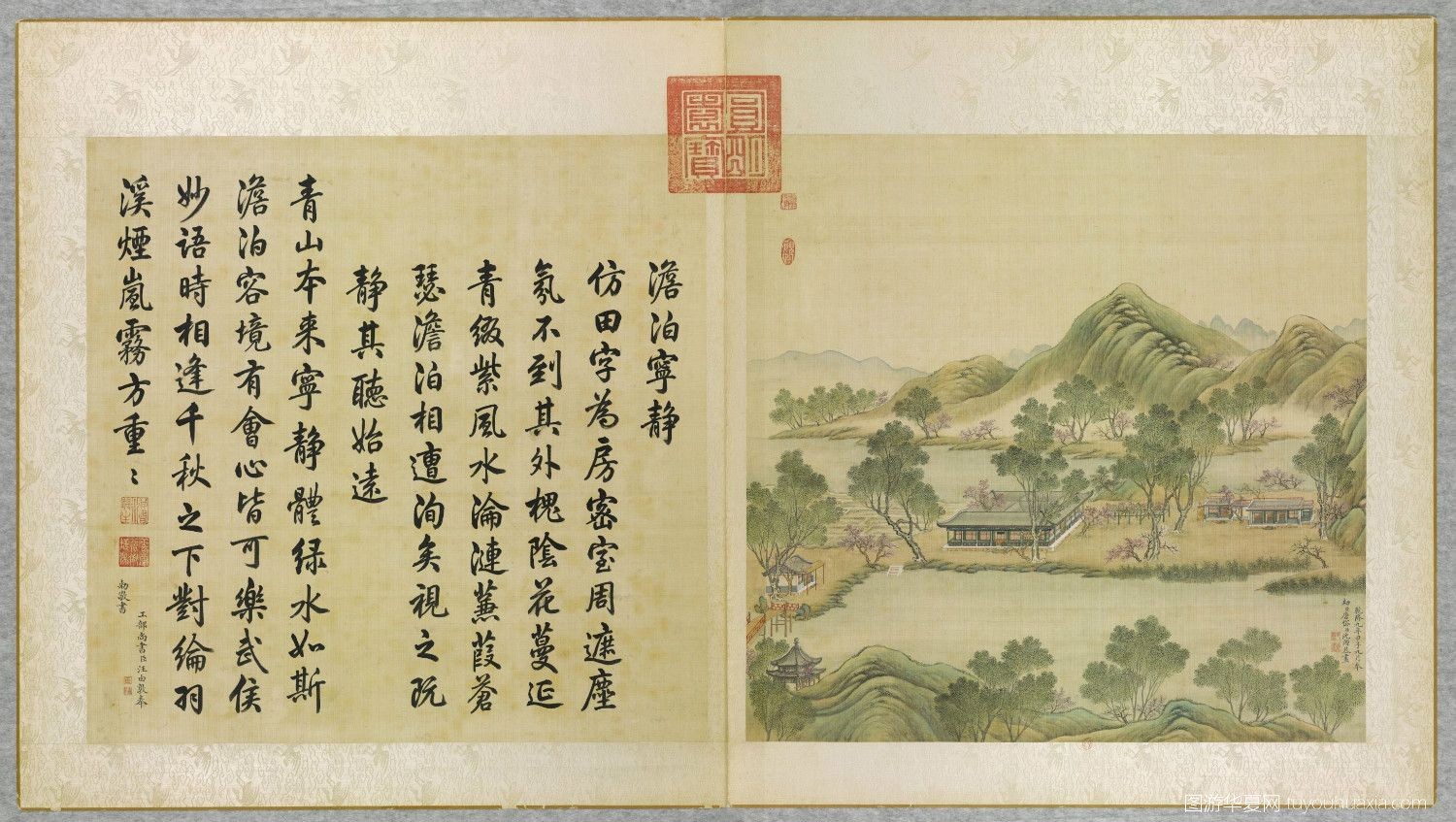 圆明园各个景点的复原图,图游华夏