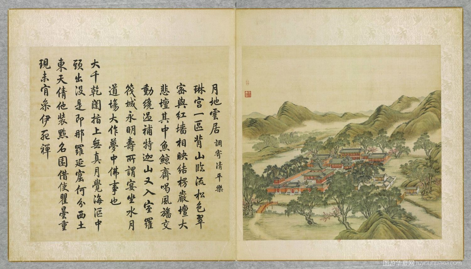 圆明园各个景点的复原图,图游华夏