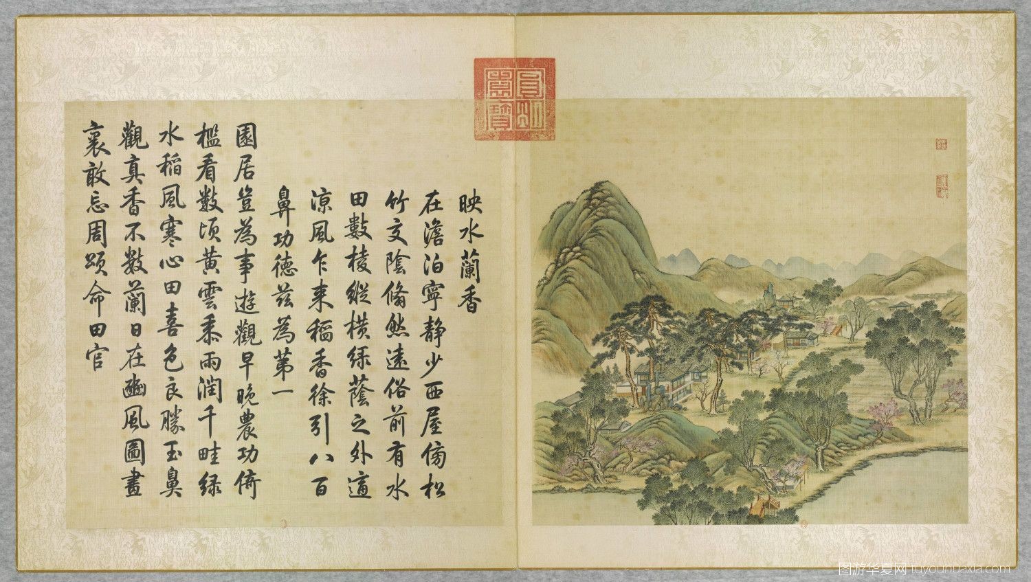 圆明园各个景点的复原图,图游华夏