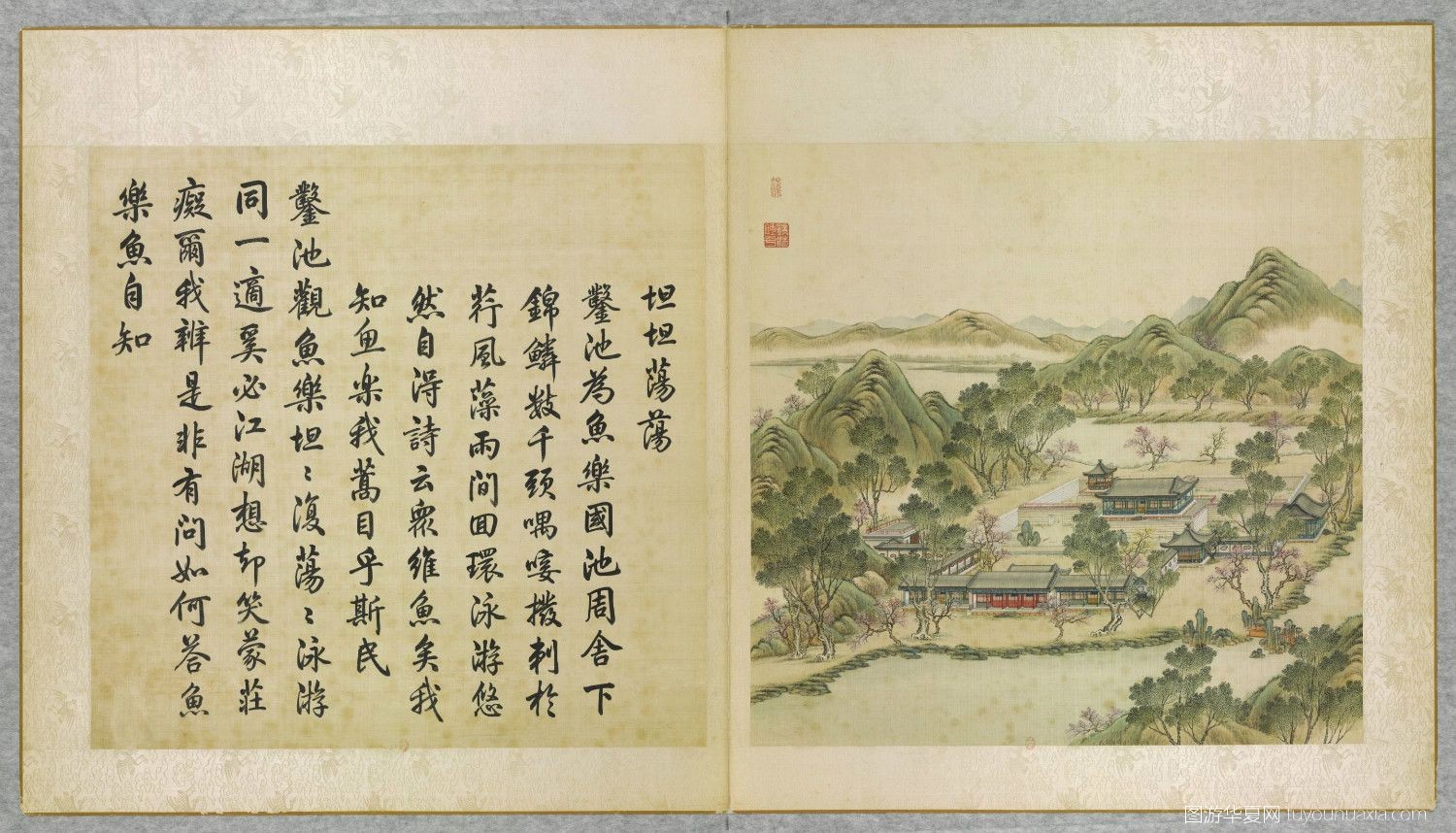 圆明园各个景点的复原图,图游华夏