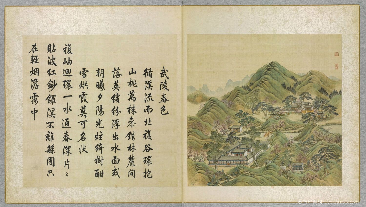 圆明园各个景点的复原图,图游华夏