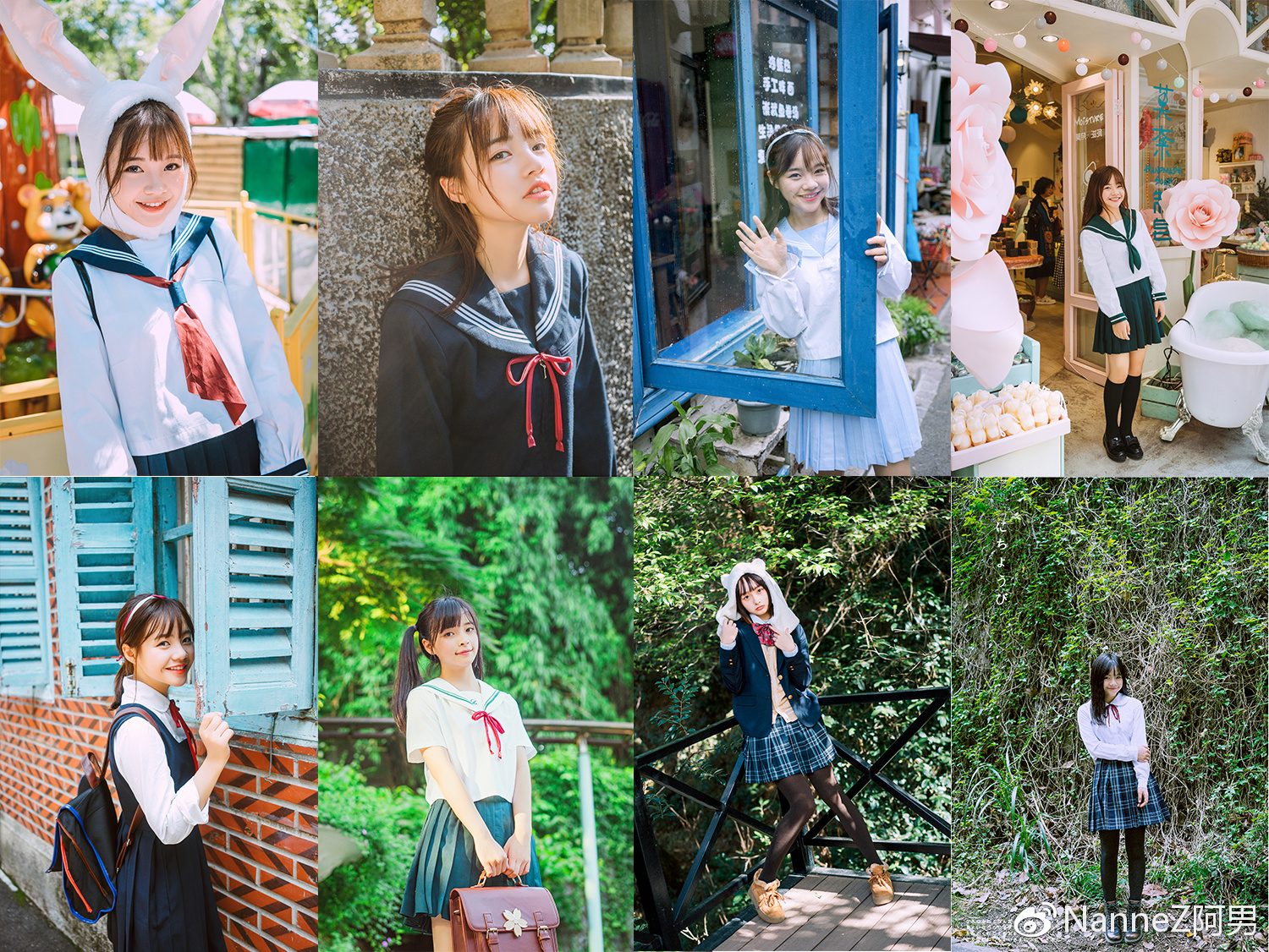 海边jk制服拍摄教程,日系jk制服套装女