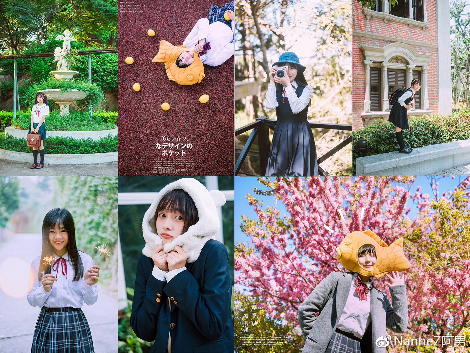 海边jk制服拍摄教程,日系jk制服套装女