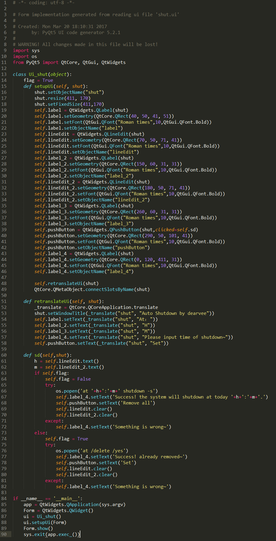 python定时器小程序,python制作小程序电脑关机