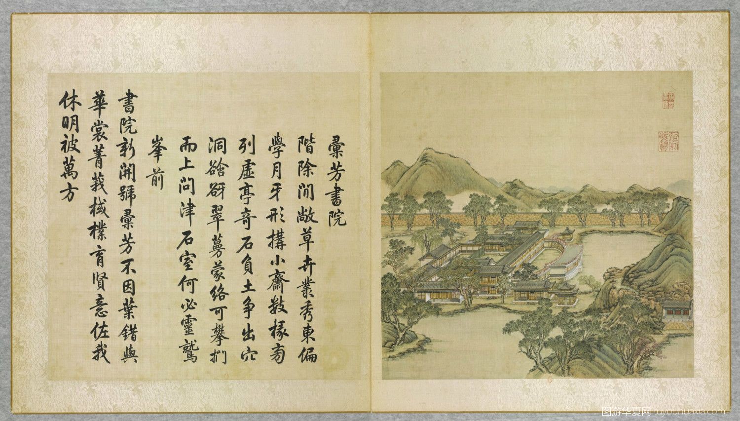 圆明园各个景点的复原图,图游华夏