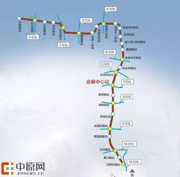 郑州地铁14号线规划长江公园站,郑州地铁12号线最新规划到南龙湖