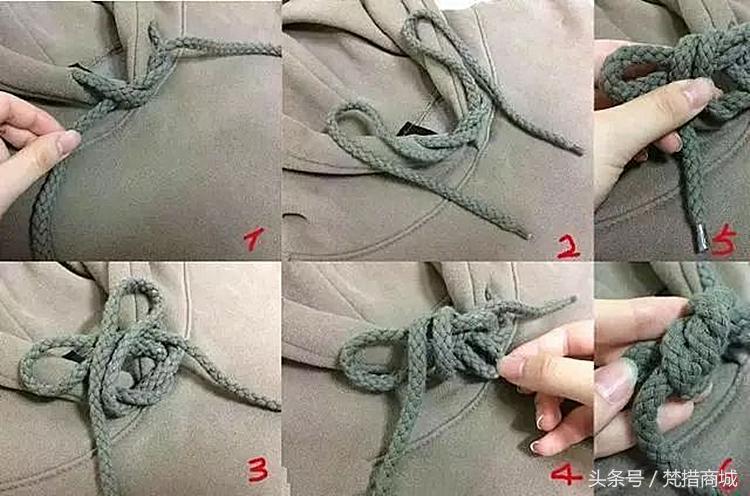 你知道卫衣带怎么系吗,卫衣的两条带子怎么弄才好看