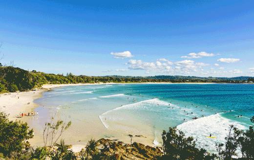 澳洲黄金海滩冲浪,澳大利亚滑浪者天堂