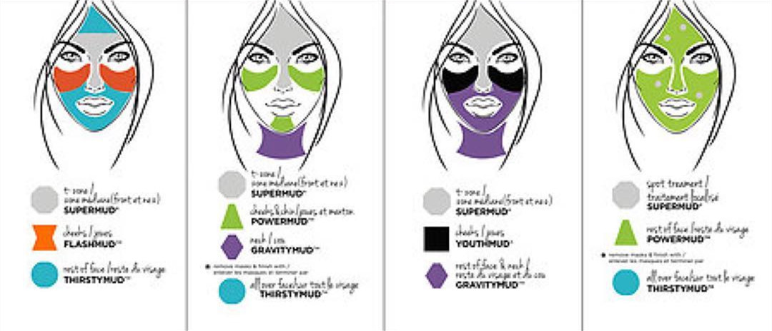 泥状面膜玩起混搭，肌肤问题一次搞定