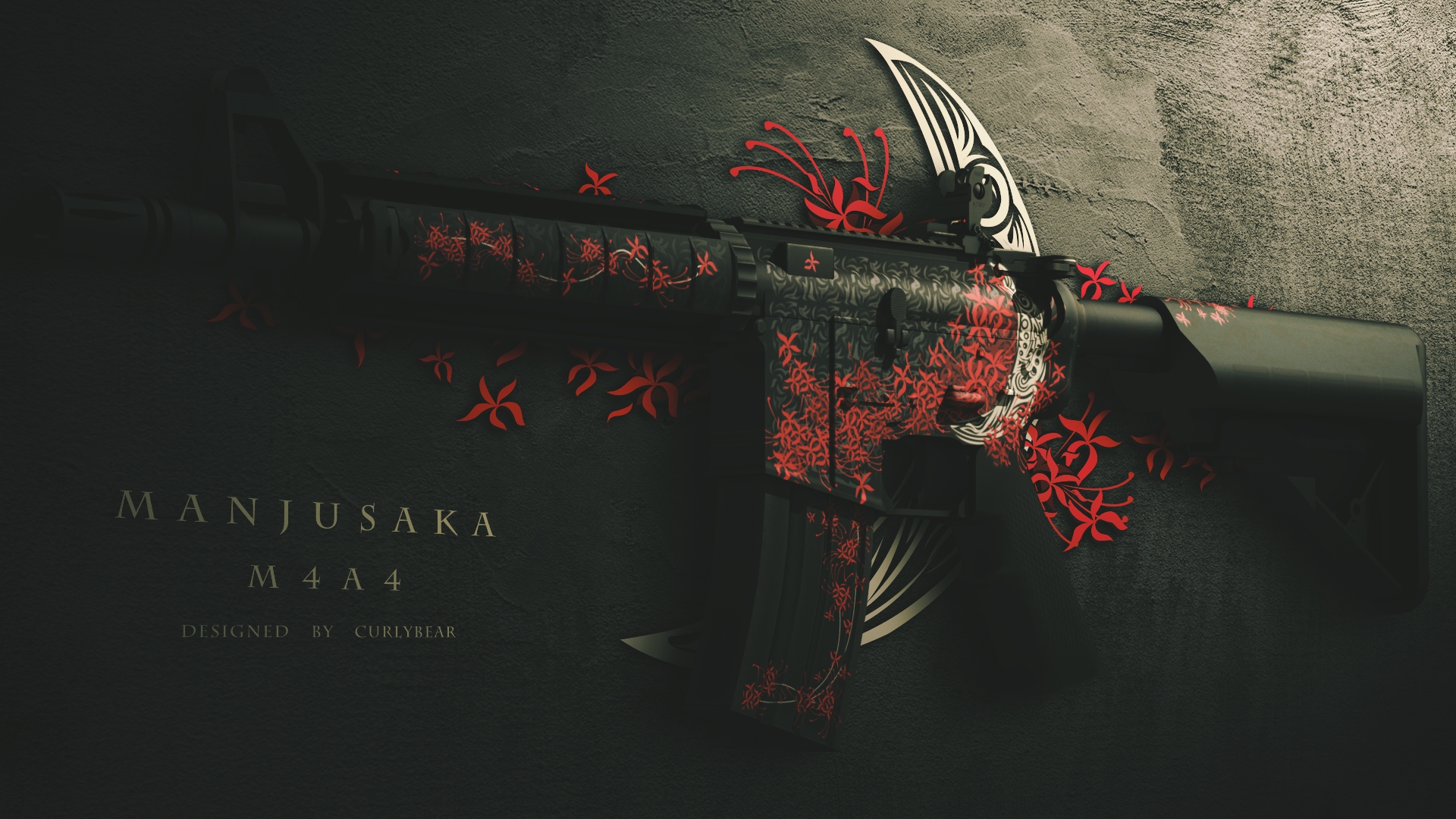 自制m4a4最好看的皮肤,自制作m4皮肤