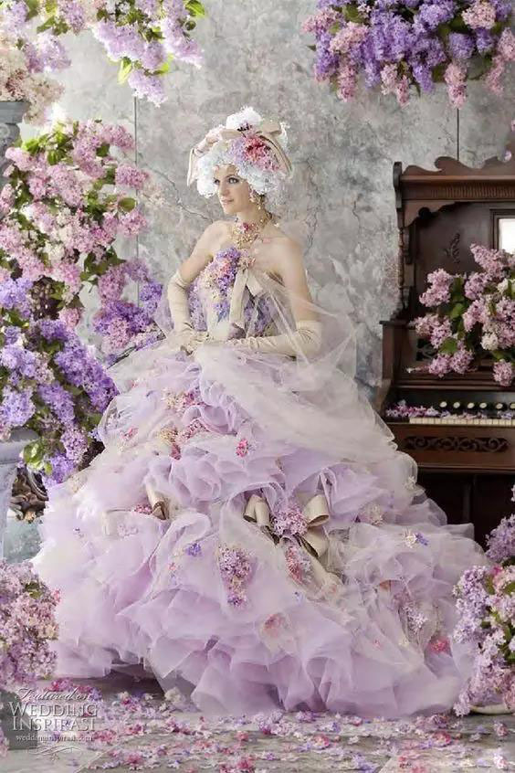 中国买不到的婚纱!Stelladelibero跳进花海的新娘，美到爆炸！