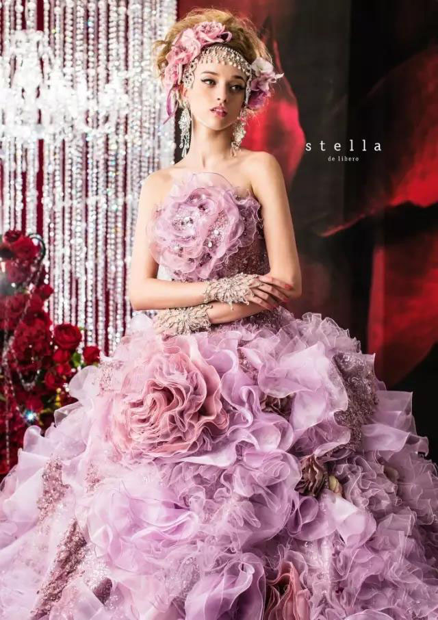 中国买不到的婚纱!Stelladelibero跳进花海的新娘，美到爆炸！