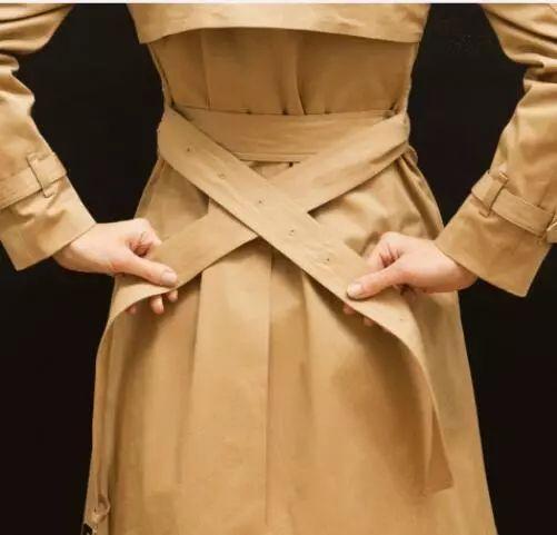 风衣腰带系法大全简单又好看,怎么系风衣外套后面的腰带结