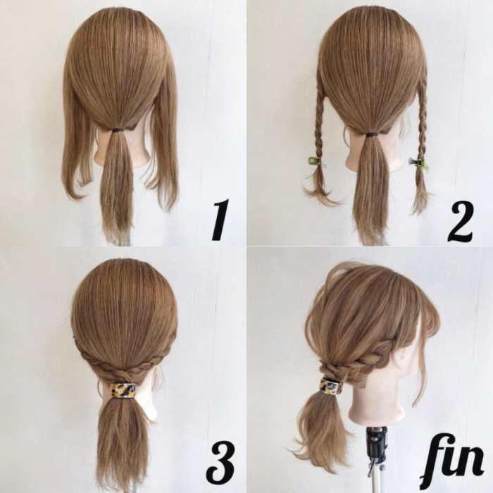 手残党也会学会的编发教程,手残党编发教程这几款清爽又好看