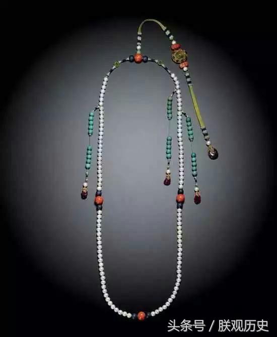 慈禧的帝王绿佛珠,慈禧太后戴过的红玛瑙朝珠