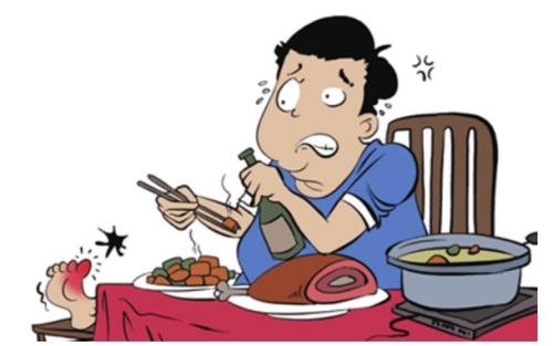 痛风一般从手指还是脚趾开始,脚趾手指关节肿痛查痛风挂什么科