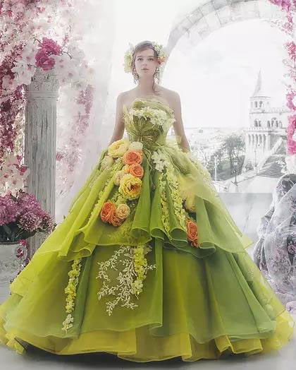 中国买不到的婚纱!Stelladelibero跳进花海的新娘，美到爆炸！