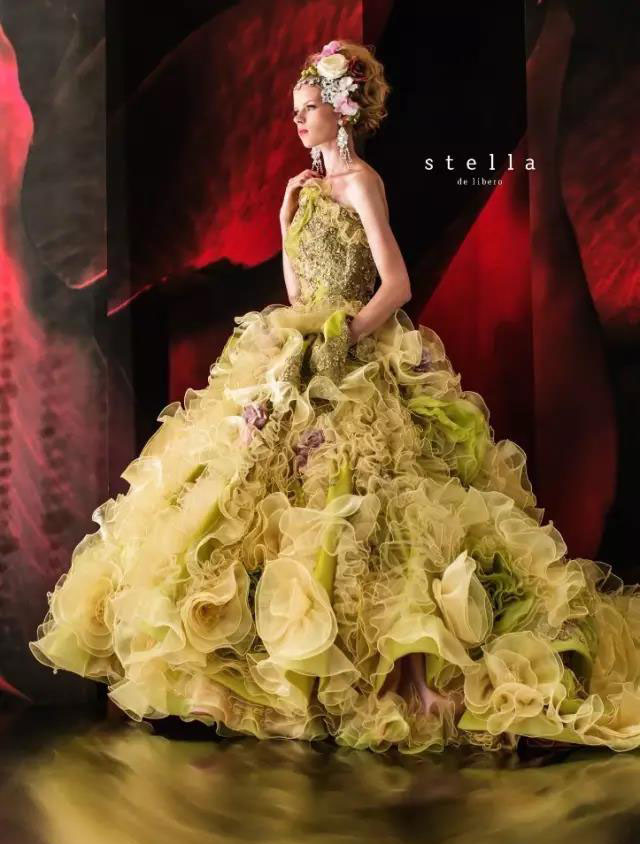 中国买不到的婚纱!Stelladelibero跳进花海的新娘，美到爆炸！