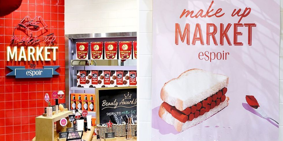 彩妆店摇身一变超级市场！韩牌espoir新开【MakeUpMarket】