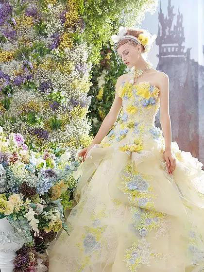 中国买不到的婚纱!Stelladelibero跳进花海的新娘，美到爆炸！