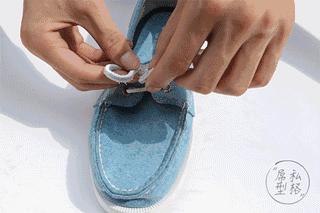简单又不容易松的系鞋带小技巧,穿鞋带的方法教程慢动作双蝴蝶结