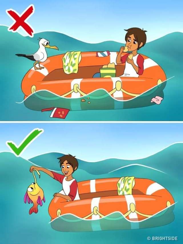 三男三女被困大海他们如何自救,在大海里面摔进海水里面怎么自救