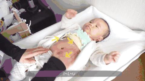 宝宝晚上胀气乱动可以安抚么,宝宝夜里胀气肚子疼