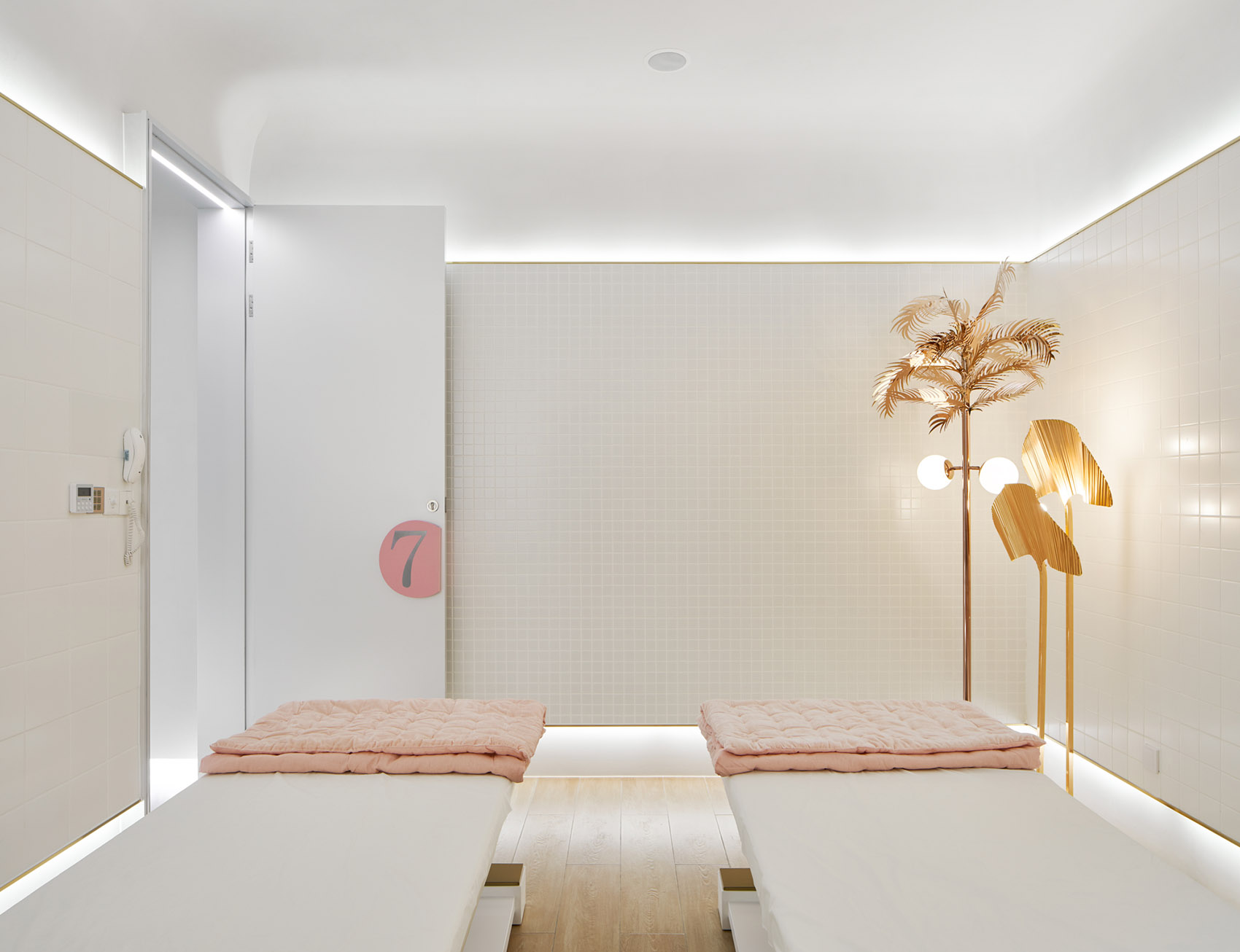 极简轻奢美容院设计,高端轻奢美容院设计