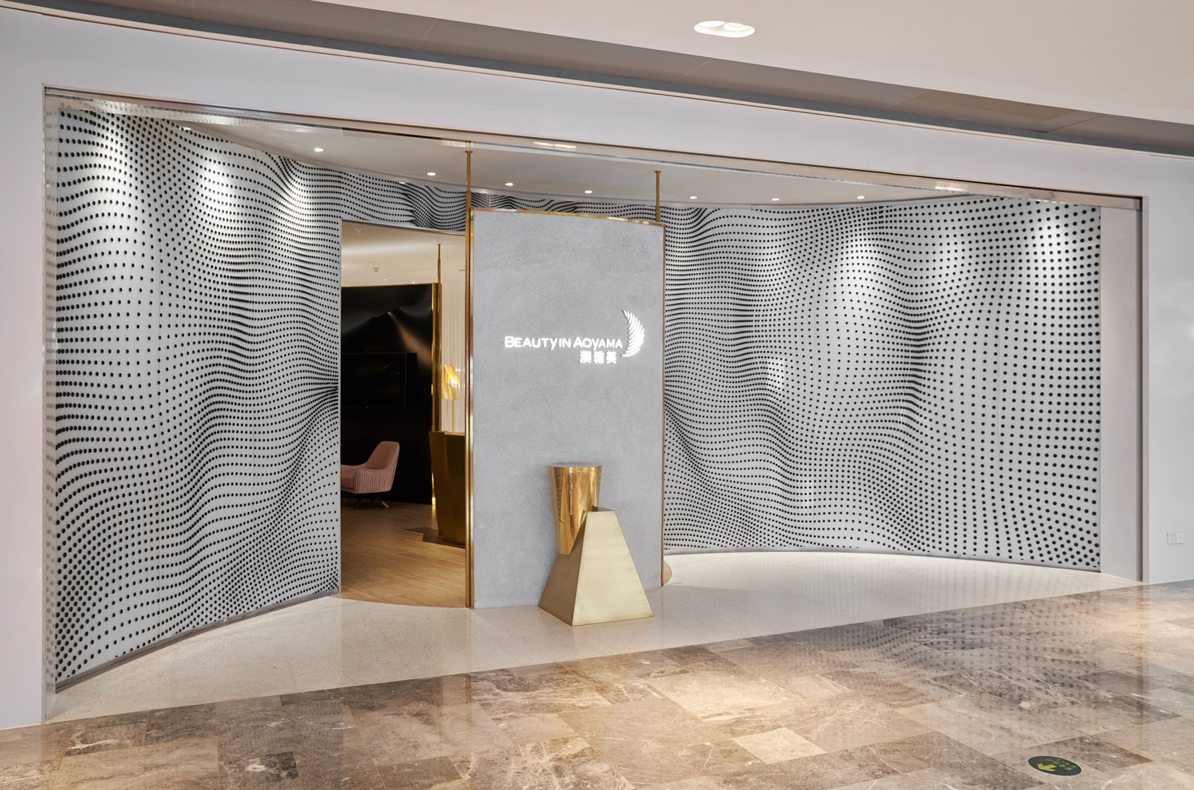 极简轻奢美容院设计,高端轻奢美容院设计