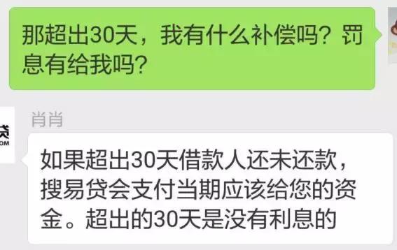 搜狐旗下的网贷贵族搜易贷竟然也逾期金额逾期率高达0.69%