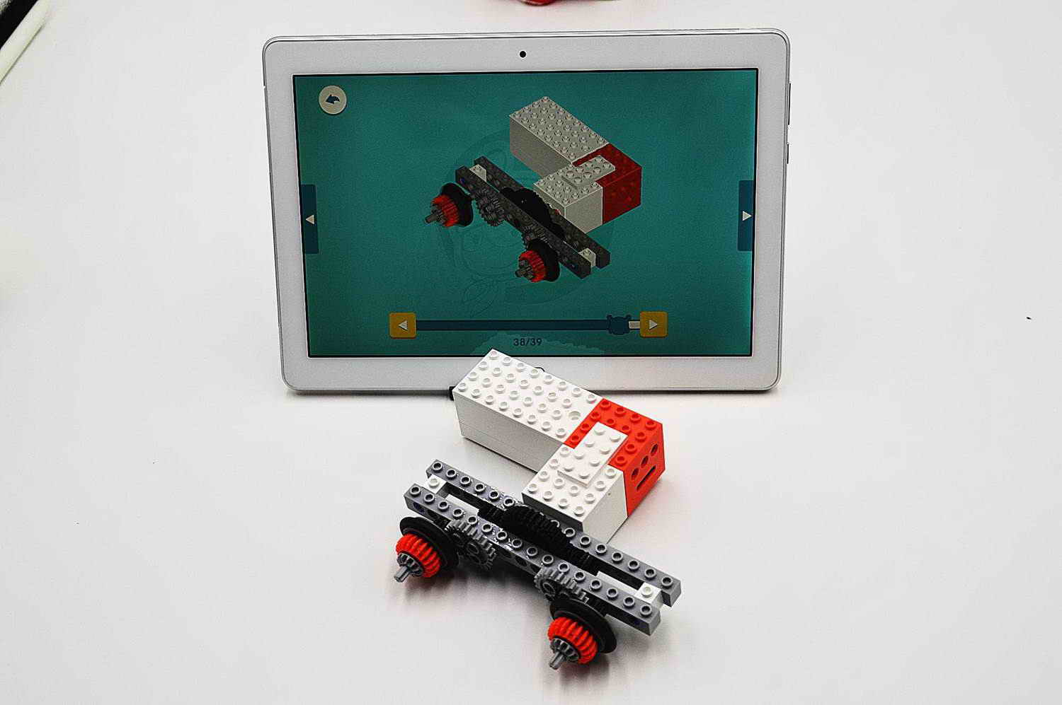 给孩子的积木玩具,米兔智能积木齿轮箱