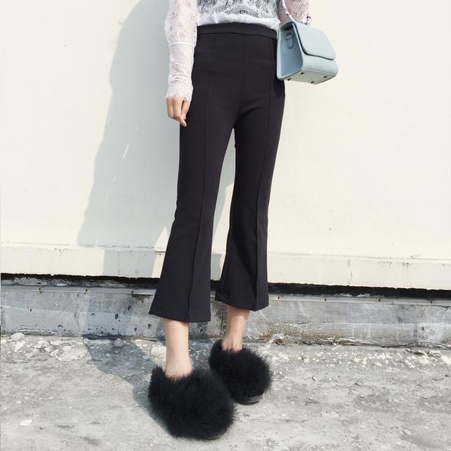 雪纺垂感阔腿裤质感,显瘦阔腿裤雪纺