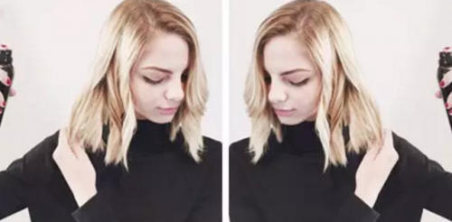 卷发lob头短发,时尚齐头帘锁骨卷发