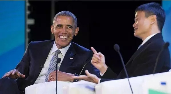 马云对话奥巴马中美关系,马云对话克林顿