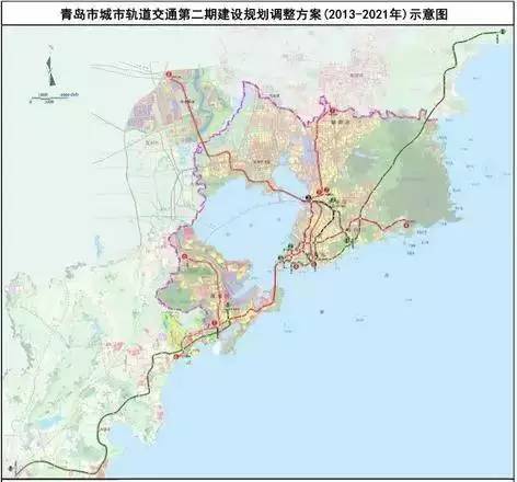 青岛机场地铁线路图最新,青岛市大交通最新消息
